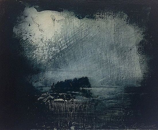 View Nocturnal Landscape with Moonlight No6